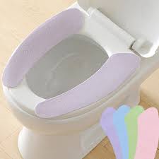 Bathroom toilet seat closestool washable soft warmer mat cover pad cushion we don't offer the choice of color and style,we will send the product at random,hope you can understand feature: Home Garden Bath Soft Closestool Washable Lid Cover Mat Bathroom Warmer Cloth Toilet Seat Set