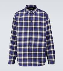 Balenciaga Padded Checked Overshirt Mytheresa