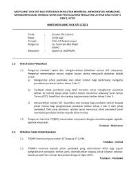 Disokong untuk pengesahan oleh : Minit Mesyuarat Kick Off Bagi Perolehan Peralatan Membekal