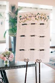 5 Styles Of Seating Charts For Guests At Your Wedding