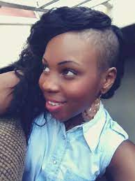 Shaved Side And Weave Hair Beauty Shaved Hair 4c Hairstyles