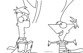 Phineas and ferb is an american animated television comedy and disney channel original series produced by disney television animation for the disney channel. Free Printable Phineas And Ferb Coloring Pages For Kids
