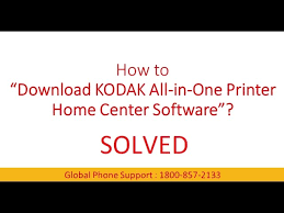How To Download Kodak All In One Printer Home Center Software New Support No 800 563 5020 Youtube
