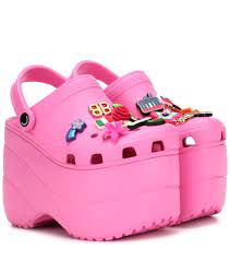 The crocs, naturally, divided opinion. Platform Crocs Balenciaga Mytheresa Com Platform Crocs Pink Crocs Crocs Fashion