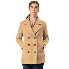 Shop over 300 top camel double breasted coat and earn cash back all in one place. Shop For Allegra K Women 2 Breasted Notched Lapel Pocket Mid Thigh Felt Coat Camel Get Free Delivery On Everything At Overstock Your Online Women S Clothing Destination Get 5 In Rewards With Club O 32049481