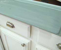 I'm sharing the step by step tutorial for this robin's egg blue cabinet makeover! Kitchen Island Makeover The Easy Way Artsy Chicks Rule