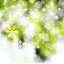 White Green Bokeh Christmas Lights Background Graphics