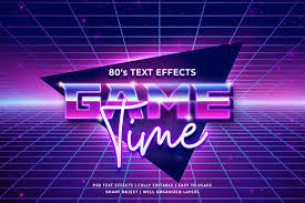 Free wire shadow text effect (psd). 80 S Retro 3d Text Effect Mockup Graphic By Syifa5610 Creative Fabrica