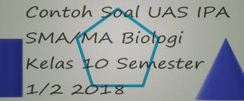 Maybe you would like to learn more about one of these? Soal Uas Ipa Biologi Kelas 10 Sma Ma Semester 1 2 2018 Lengkap Beserta Jawabannya Kumpulan Soal Ujian