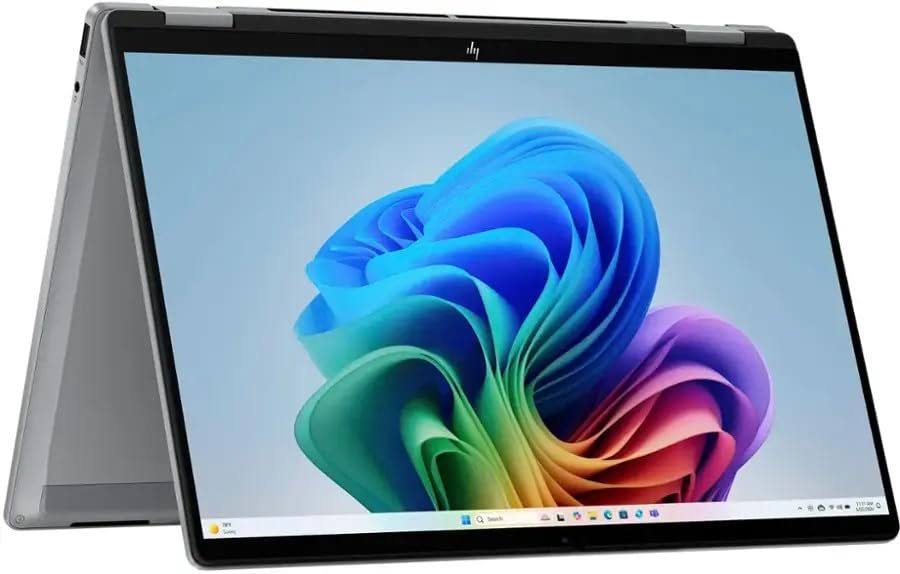Hp OmniBook X Flip 2-in-1 Laptop 14 inch Wuxga IPS Touchscreen 8-Core AMD Ryzen AI 7 350 24gb Lpddr5 SSD AMD Radeon 860m Graphics Wi-Fi 6E Backlit