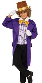 Details About Boys Willy Wonka Fancy Dress Costume Chocolate Factory Roald Dahl Book Day Kids