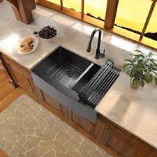 sarlai 33 inch kitchen sink double bowl