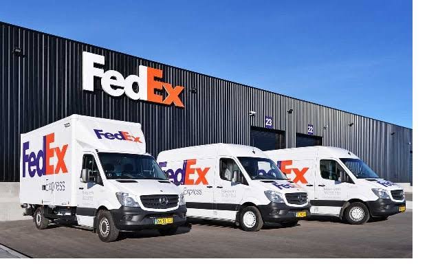 FedEx delivery truck