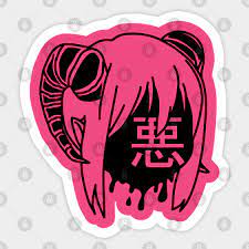 Well you're in luck, because here they. Evil Cute Aesthetic Demon Girl Demon Girl Aufkleber Teepublic De