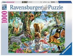 Wenn 500 teile nicht ausreichen, um eine ausreichende herausforderung darzustellen, gibt es das puzzle mit 1000 teilen, das für eine kurzweilige und dennoch anspruchsvolle beschäftigung sorgt. Ravensburger Puzzle Abenteuer Im Dschungel 1000teile Puzzle 1000 Teile