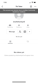 Sofia banned on TikTok?? 😳👀 But she'll be back… right? Does this happen  to TikTok accounts frequently? : rSofiawithanF