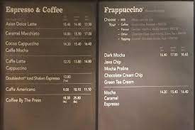 For millions of people worldwide, a cup of coffee in the morning is necessary to kickstart their day. Starbucks Menu Menu For Starbucks Chow Kit Kuala Lumpur