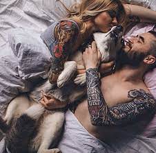 Pin By Tonya Ryans On Tattoos Tattooed Couples Photography Couple Tattoos Photo