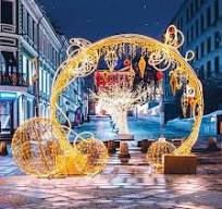 Outdoor 3D LED Giant Arch Motif Light for Mall Park Christmas Decor
