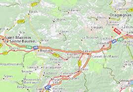 Gonfaron sur la carte j'habite ici. Michelin Landkarte Cabasse Stadtplan Cabasse Viamichelin