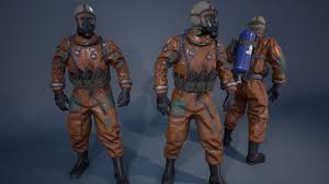 Character Factory Vol8 Hazmat Suit By Talkingdrums In Characters Ue4 Marketplace Character Hazmat Suit Suits