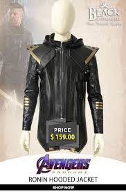 Avengers Endgame Ronin Hooded Leather Jacket Leather Jacket With Hood Leather Jacket Marvel Jacket