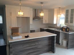 Maybe you would like to learn more about one of these? Cuisine 5 Mcx Blanche Et Ilot Brun Construction D St Onge