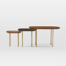 Trio Nesting Tables Set Of 3 Coffee Table Nesting Tables Coffee Table Wood