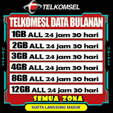 Paket internet kartu simpati bulanan di tahun 2019. All Zona Kuota Internet Telkomsel Flash Bulanan Simpati As Loop Murah Shopee Indonesia