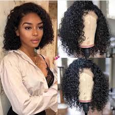 Christmas Gift Pre Plucked Brazilian Virgin Human Hair Bob Curl 360 Frontal Lace Wig Ht228