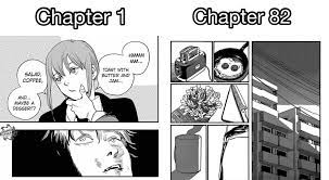 Did anyone else notice the food Makima is eating at the end of chapter 82  is the same food Makima mentioned to Denji in the first chapter? :  r/ChainsawMan