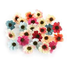 Looking for unique wholesale gifts? Flower Heads In Bulk Wholesale For Crafts Silk Artificial Gerbera Sunflowers Daisy Fake Flowers Head Diy Cake Wedding Decoration Artificial Flowers Craft Party Home Decor 100pcs 4 5cm Colorful Buy Online In Azerbaijan