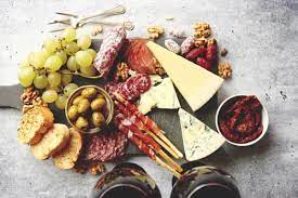Grapes dipped in caramel and then in nuts. Cold Snacks Board With Meats Grapes Wine Various Kinds Of Cheese By Daniel Dash On Envato Elements