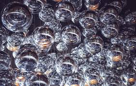 Sure, you could pour your favorite ale into whatever container you have lying around and successfully deliver beer to your mouth. Low Angle View Of Glass Sphere Lamps Hanging On Ceiling Decorative Detail Stock Photo 176886054