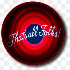 An element of a culture or system of behavior that may be considered to be passed. That S All Folks Icon By Slamiticon That S All Folks Clipart 4686754 Pikpng