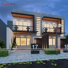 Talking about home design you must have heard of modern minimalist house plan. Double Storey Elevation Two Storey House Elevation 3d Front View