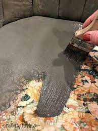 How To Properly Paint Upholstery Furniture Paint Upholstery Painting Upholstered Furniture Painting Fabric Furniture