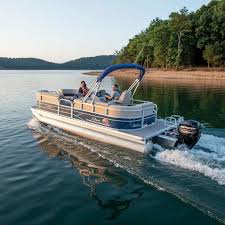 In addition, our pontoon boats contain features that accommodate your desire for cruising, entertainment, fishing, or even a waterslide! Outboard Pontoon Boat Party Barge 20 Dlx Sun Tracker 10 Person Max