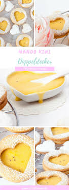Doppeldecker Kekse Mit Mango Maracuja Curd Rezept Cookies Backen Susse Backerei Sommer Kekse