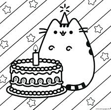 Printable Birthday Coloring Pages Pusheen Cake Happy Birthday Coloring Pages Printable Entitlementtrap Com Birthday Coloring Pages Happy Birthday Coloring Pages Unicorn Coloring Pages