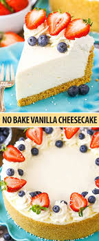 The Perfect No Bake Cheesecake Recipe No Fuss Easy Cheesecake Recipe Best No Bake Cheesecake Cheesecake Recipes Easy Cheesecake