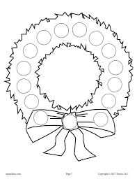Leaf dot painting coloring page. Dot Art Printables Free Novocom Top