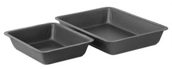 8 X 10 Welded Pstk Coated Detroit Style Pizza Pan Pans Pizza Pans Pizza