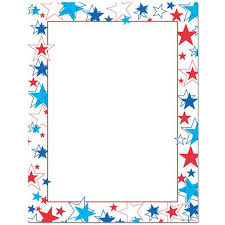Check spelling or type a new query. Red White Blue Stars Patriotic Border Paper Your Paper Stop Borders For Paper Stationery Paper Red And White