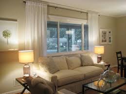 Couch In Front Of Window Window Treatments Living Room Living Room Windows Big Windows Living Room
