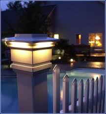 Low Voltage Vinyl Post Caps Discountfence Com
