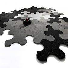 Afkliving' spolycoton rugs are soft and resistant to everyday use. Puzzleteppich Kinderzimmer Wohnzimmer Teppich Puzzle Design Kinder Teppich Rund Rugs Light Garland Design