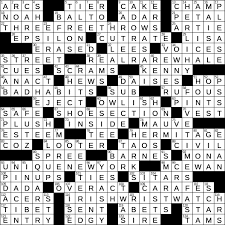 Crossword puzzle clue answers and solutions. 0210 19 Ny Times Crossword 10 Feb 19 Sunday Nyxcrossword Com