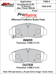 street performance racing pads plate d787 compound pm promatrix