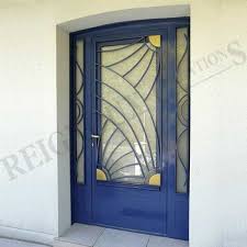 Porte D Entree Fer Forge Soleil Bleu Porte D Entree Fer Porte Fer Forge Exterieur Fer Forge